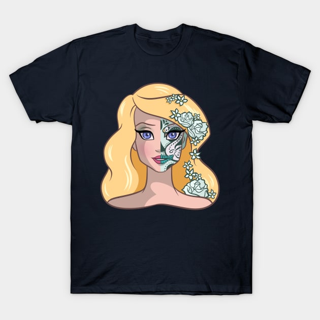 Sugar Skull Series: Odette T-Shirt by Ellador